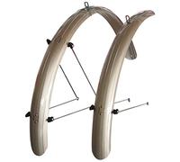 Oxford: 26 ATB City Type 60mm Mudguards Silver - Silver - 60mm