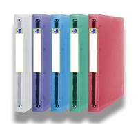 OXFORD 2nd Life A4XL Ring Binder 40 mm Spine 4 Round Rings Polypropylene Cover Assorted Colours