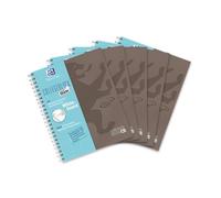 Oxford 400132983 Europeanbook A4 Squared 90 g Paper Notebook with Reusable Whiteboard for Maximum Productivity and Repositionable Dividers Cover Colour Brown