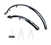 Oxford 700c/27'' Standard Bicycle Wide 41mm Mudguards Black