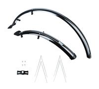Oxford 700c Hybrid Bicycle 46mm Mudguard Set Black