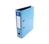 Oxford Premium A4 Lever Arch File, Light Blue Single Folder, Heavy Duty