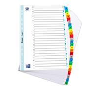 Oxford Index A-Z A4 26 Tab Strongline 170g Assorted 100204600