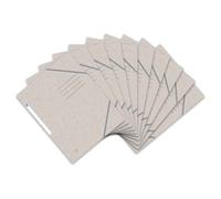 Oxford A4 Corner Folder - Cardboard - Beige - Pack of 10