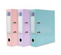 Oxford A4 Lever Arch Files, Pastel Pack of 3, Heavy Duty Folders