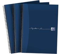 Oxford A4 Premium Notebook 3 Pack, 200 page