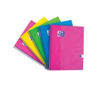 Oxford A4 Notebook Touch, Wirebound, Assorted Colours Pack Of 5