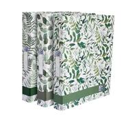 Oxford A4 Ring Binders, Leaves Pattern, 3 Pack of Matte Paper-on-Board, 40 mm Spine Holds Up to 250 Sheets