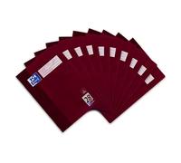 Oxford A4 School Exercise Book - 32 Pages 90 g/m² - Optic Paper Lines 28 - Squared with Double Margin Pack of 10 Pack of 10