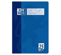 Oxford A4 School Exercise Book - 32 Pages 90 g/m² - Optic Paper Ruling 25 - Lined with Margin Pack of 1 1er-Pack