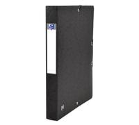 Oxford A4 Top File+ Cardboard Box 4 cm Spine Width Black Pack of 9