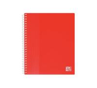 OXFORD A5 School Life Index Card Holder 80 Views / 40 Pockets Polypropylene Cover Red