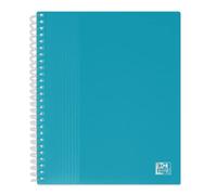 OXFORD A5 School Life Index Card Holder 80 Views / 40 Pockets Polypropylene Cover Turquoise Blue