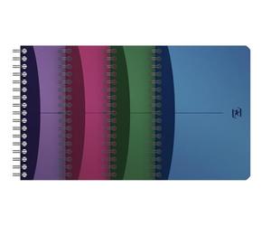 Oxford A6 Squared Urban Mix Spiral Notebook 4 Colours Pack of 10