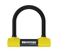 Oxford Rider Equipment Motorcycle D Lock LK220, High Security, 120dB Alarm, Yellow