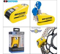 Oxford Alpha XA14 Disc Lock, yellow