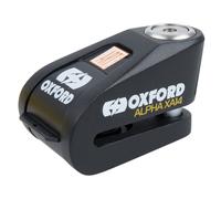 Oxford Alpha XA14 Alarm Disc Lock Black/Black Motorcycle Security Device