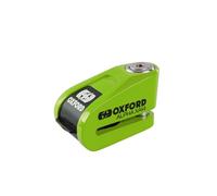 Oxford Alpha XA14 Alarm Disc Lock LK912 | High Security Motorcycle & Scooter 110dB Rechargeable Disc Brake Lock, Green