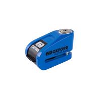 Oxford Alpha XA14 Alarm Disc Lock LK914 | High Security Motorcycle & Scooter 110dB Rechargeable Disc Brake Lock, Blue