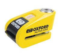 Oxford Alpha XA14 Security Motorbike Alarm Disc Lock - Yellow/Black