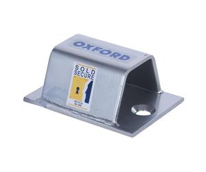 Oxford Anchor10 | Sold Secure Bicycle Silver Rated High Security Ground & Wall Anchor Kit, Silver
