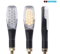 Oxford Apollo LED Motorcycle Indicators Motorbike LEDicators With Resistors New
