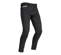 Oxford Approved Men's Super Stretch Slim Motorcycle Jean, Black, Long, 32