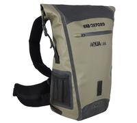 OXFORD AQUA B-25 MOTORCYCLE WATERPROOF BACKPACK RUCK SACK ROLL BAG 25L KHAKI