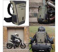 Oxford Aqua B25 Waterproof Motorcycle 25 Litre Luggage Backpack Rucksack Khaki