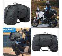 Oxford Aqua D-50 Duffle Bag Motorcycle Pannier Luggage, Black