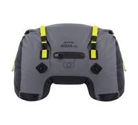 Oxford Aqua Duffle Motorcycle Luggage Bag, 50L Waterproof Roll-Top Dry Bag Universal Fit Tail Pack for Bikes (Black/Fluo)