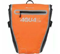 Oxford Aqua Single Pannier Bag 20L Orange Cycling Bike Waterproof Reflective