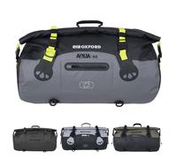 Oxford Rider Equipment Motorcycle Roll Bag - Black/Grey/Fluorescent