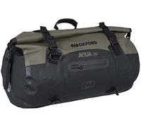 Oxford Aqua T30 Motorcycle Roll Bag Khaki/Black Bike Luggage Waterproof