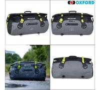 Oxford Rider Equipment Motorcycle Roll Bag - Black/Grey/Fluorescent