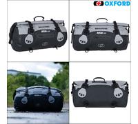 Oxford Models Roll Bag Aqua T – Waterproof, High-Visibility, Easy Carry – Black/Grey 50 Litre