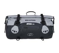 Oxford Models Roll Bag Aqua T – Waterproof, High-Visibility, Easy Carry – Black/Grey 50 Litre