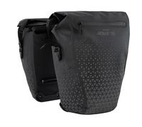 Oxford Aqua V 32 Double Pannier Bag OL1113 | Waterproof Rear Seat Trunk Bags for Cycling Bicycling Traveling Riding Bicycle Luggage, Black