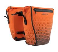 Oxford Aqua V 32 Double Pannier Bag OL1114 | Waterproof Rear Seat Trunk Bags for Cycling Bicycling Traveling Riding Bicycle Luggage, Orange