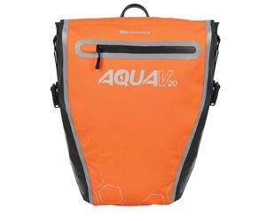 Oxford Aqua V20 QR Single Motorcycle Pannier Motorbike Cycle Luggage Orange