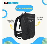 Oxford Oxford Aqua V20 Backpack - Black One Size