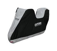 Oxford Aquatex Cover Top Box Motorcycle Motorbike Rain Covers Large New (CV205) (Grey Black)