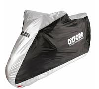 Oxford Aquatex Motorcycle/Scooter Cover For Outdoor Use Black/Silver XL