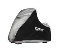 Oxford Aquatex MP3/3 Wheeler Essential Motorcycle/Scooter Cover - Black/Silver