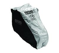 Oxford Aquatex Outdoor Double Bike Cover - 200 x 75 x 110cm - Black/Silver