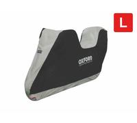 OXFORD AQUATEX VER 2 L MOTORBIKE COVER SILVER WITH SPACE FOR THE CENTRE TRUNK