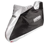 Oxford Aquatex Waterproof Motorcycle Cover Topbox Version Large Black/Grey