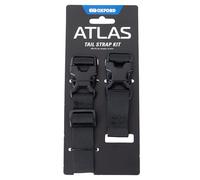 Oxford Atlas Advanced Tail Straps Kit for Atlas Modular Motorcycle Luggage, Black