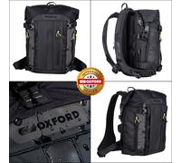 Oxford Unisex's Atlas B-20 Advanced Backpack Motorcycle Luggage, Charcoal/Black, 20L