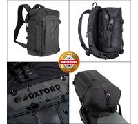 Oxford Atlas B-20 Advanced Backpack Modular Motorcycle Luggage, 20l, Black